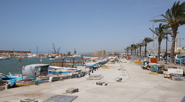 Un port au Liban