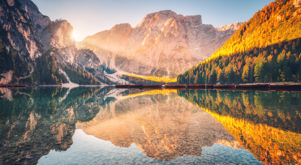 lago di Braies Dolomites iStock