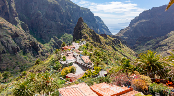 Masca canyon on Tenerife, Canary islands, Spain