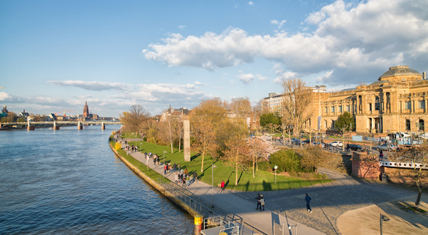 rive des musées à Francfort