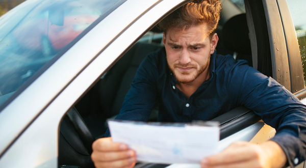 amende lors d'une location de voiture