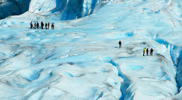 Glacier en norvège Jostedalsbreen