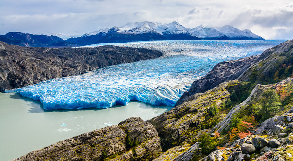 Glacier Gris au Chili