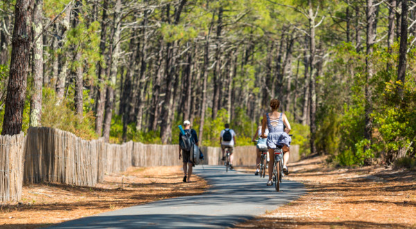 itinéraire a velo dans les landes en france