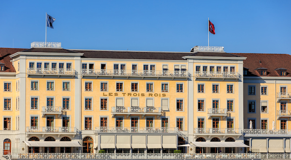 Le grand hôtel Les Trois Rois, Bâle, Suisse