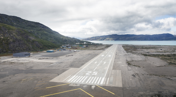 Aéroport de Narsarsuaq au Groenland
