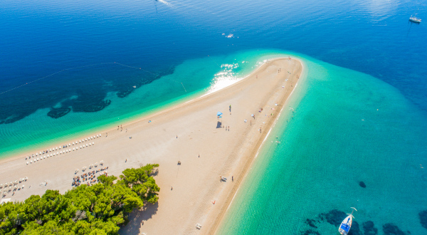 Zlatni Rat, en Croatie