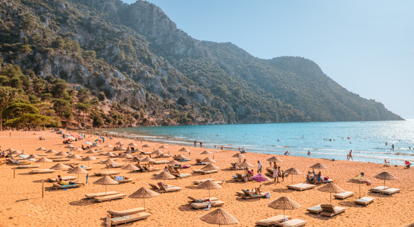 La plage d'Iztuzu, en Turquie