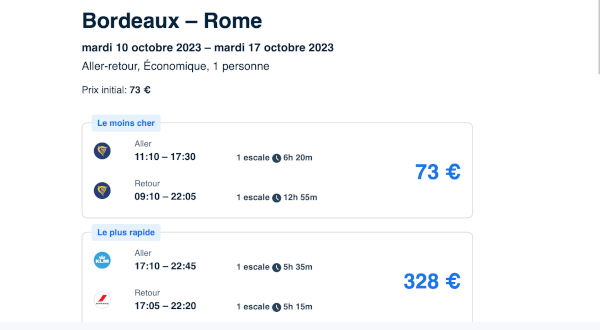 Alerte prix liligo