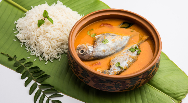Pescado con coco