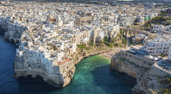 Polignano a Mare Italie