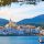Vue panoramique sur le village de Cadaqués et la mer en Espagne